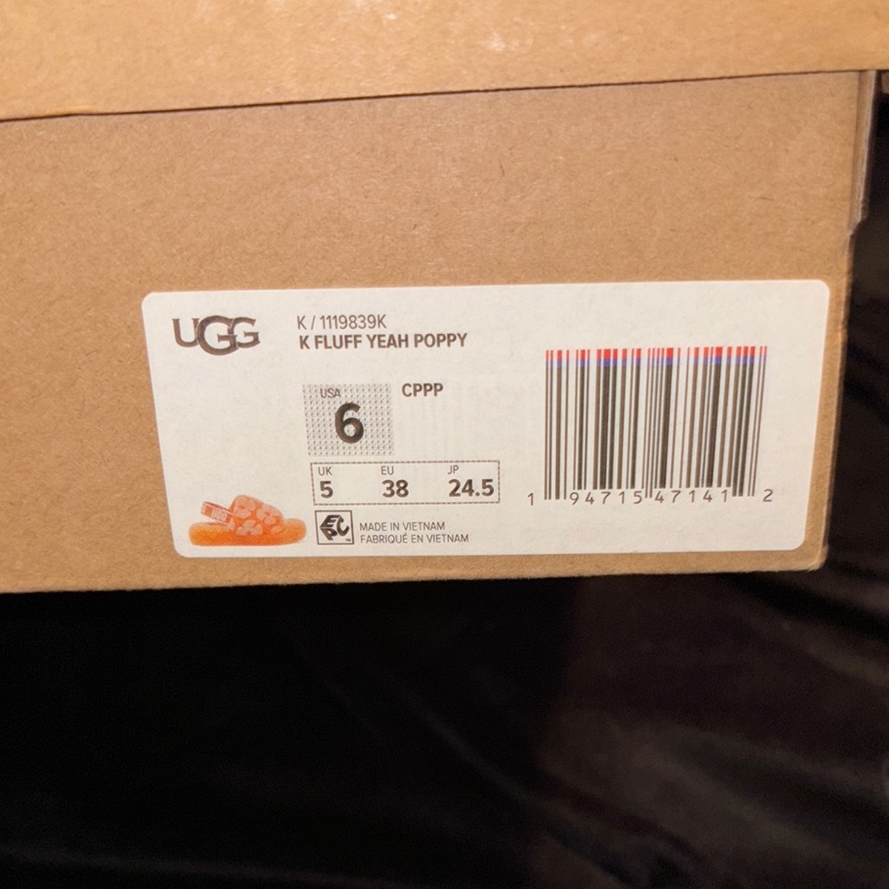 UGG Fluffy Yeah Poppy Sandals - Orange